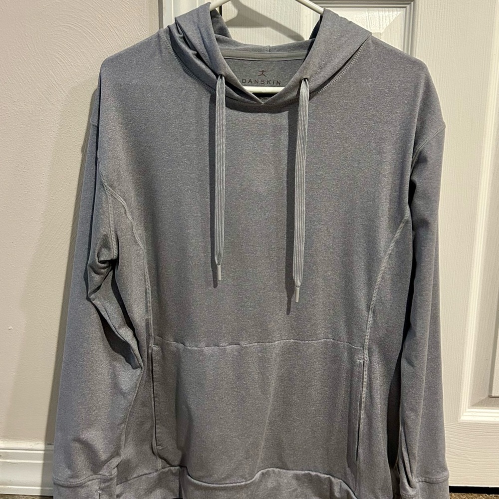 Danskin Gray Hoodie Women Medium